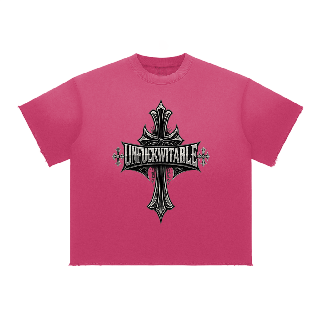 Unfuckwitable Sun Fade Raw Edge T-Shirt