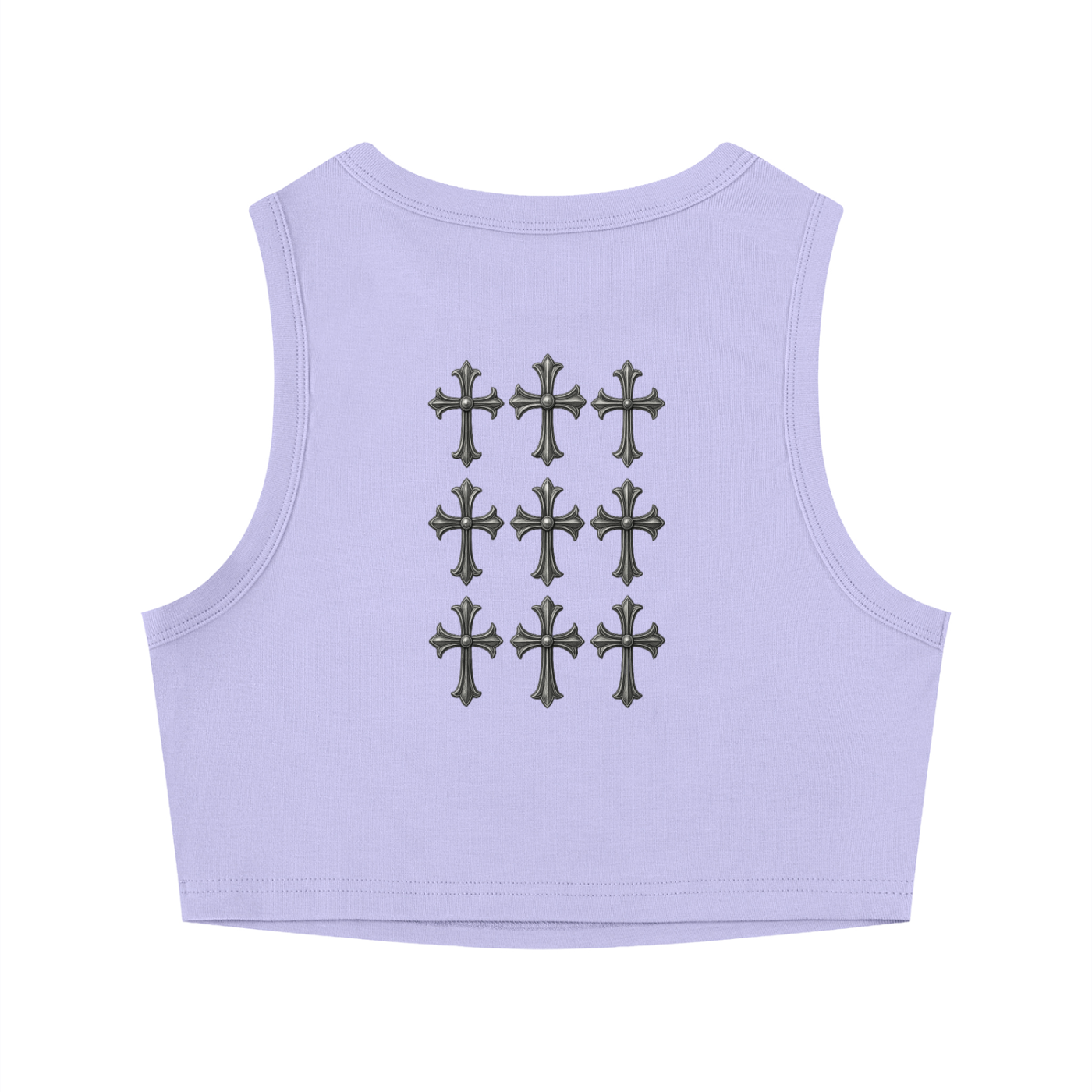 Women's Tight Crewneck Crop Tank Top