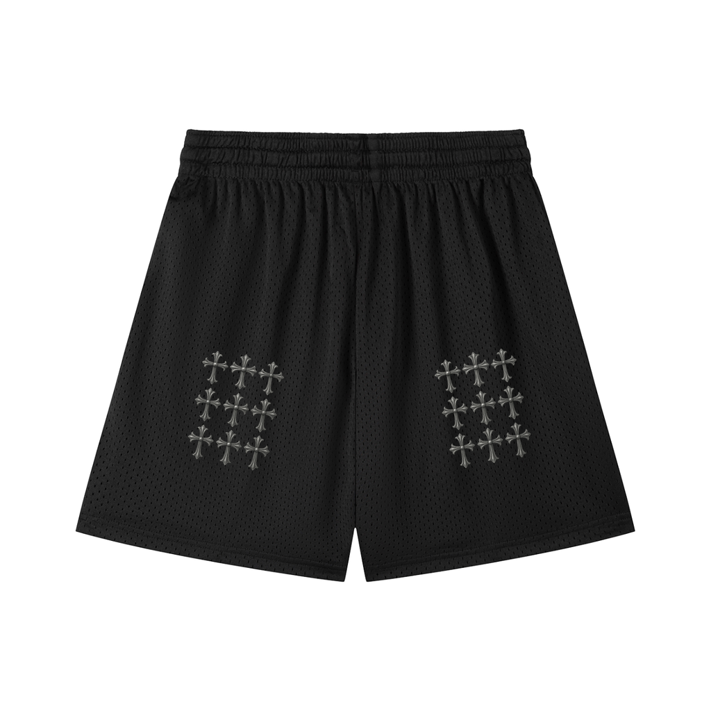Mesh Drawstring Shorts