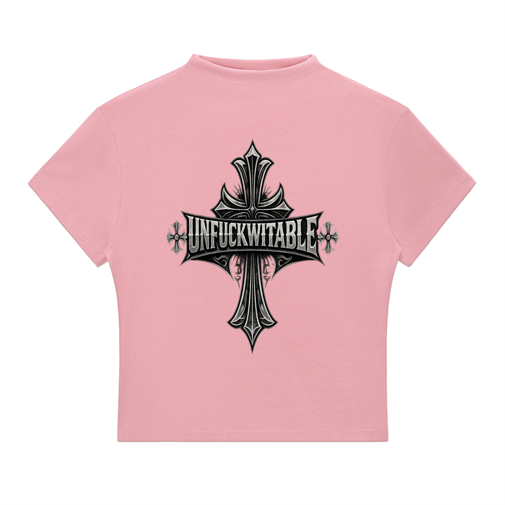 Women’s Essential Slim Fit Mock Neck T-Shirt