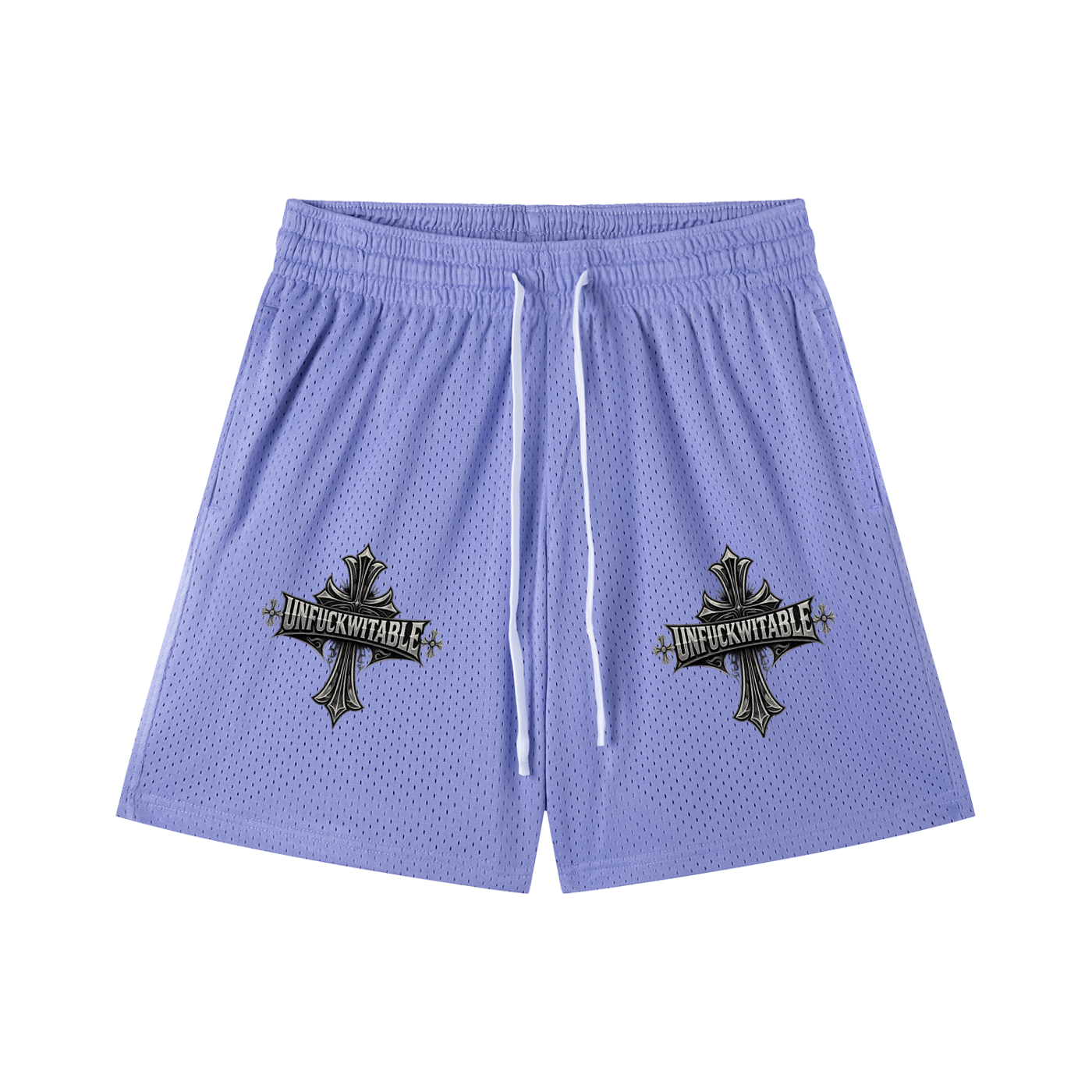 Mesh Drawstring Shorts