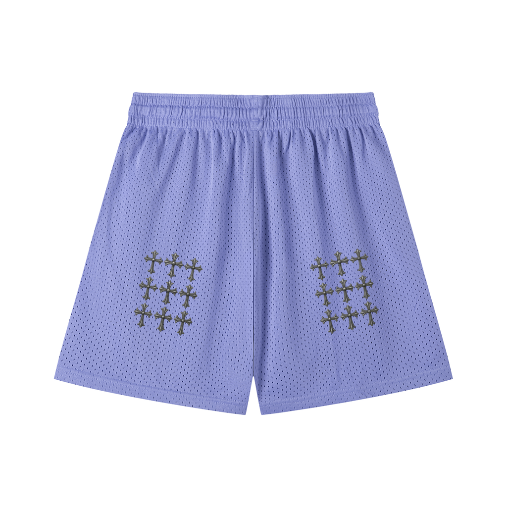 Mesh Drawstring Shorts